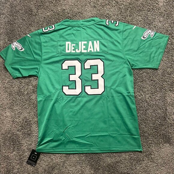 NWT Cooper DeJean Philadelphia Eagles Kelly Green Jersey Stitched - Picture 1 of 2